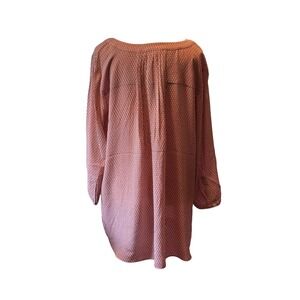 OX Premise Studio Women's Printed Long Sleeve Blouse‎ Top